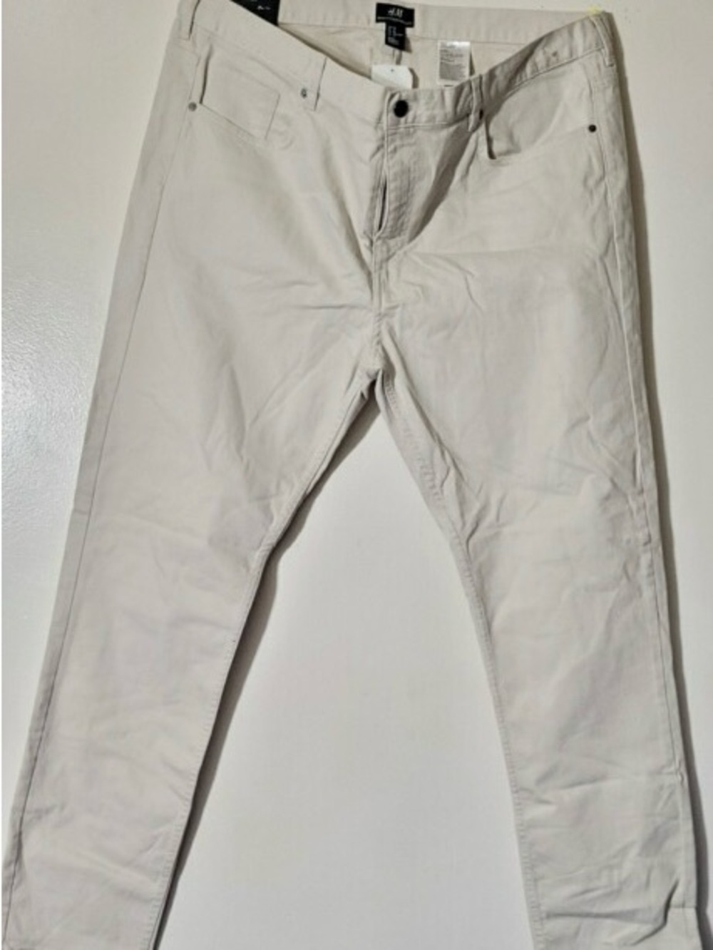 H&M Men’s Skinny Jeans - Light Beige